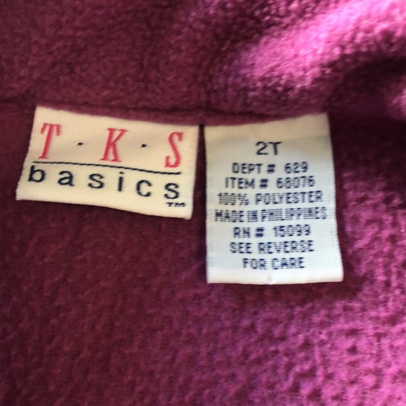 Girls T.K.S. Basics 2T Fleece Vest - Picture 4 of 6